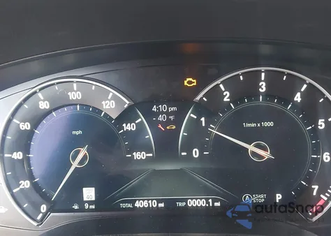 2019 BMW 540I из США, поврежденный, VIN WBAJE5C54KWW14086